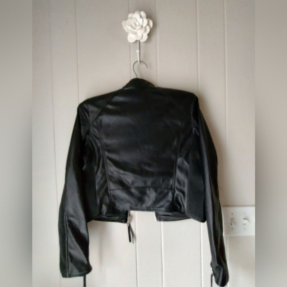 Blanknyc Women's Vegan Leather Moto Jacket Coat Size XS NWT - Picture 3 of 6
